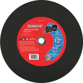 Freud Inc. Diablo (DBD120125G01F) 12 in. Metal High Speed Cut Off Disc 20mm