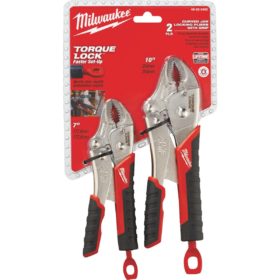 Milwaukee Electric 48-22-3402 Torque Lock Overmold Grip Locking Pliers Set