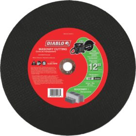 Freud Inc. Diablo (DBD120125G01C) 12 in. Masonry High Speed Cut Off Disc 20mm