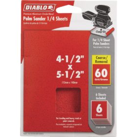 Freud Inc DCS045060S06G Diablo Clamp-On 1/4 Sheet Sandpaper
