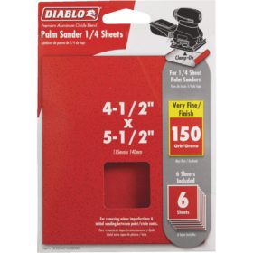 Freud Inc DCS045150S06G Diablo Clamp-On 1/4 Sheet Sandpaper