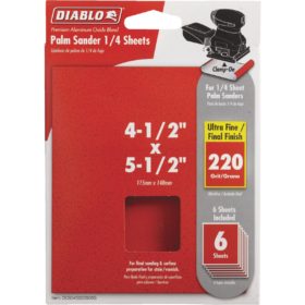 Freud Inc DCS045220S06G Diablo Clamp-On 1/4 Sheet Sandpaper