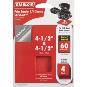 Freud Inc DCS045060P04G Diablo StickFast 1/4 Sheet Sandpaper