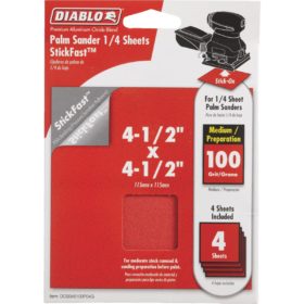 Freud Inc DCS045100P04G Diablo StickFast 1/4 Sheet Sandpaper