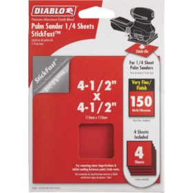 Freud Inc DCS045150P04G Diablo StickFast 1/4 Sheet Sandpaper