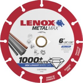 Lenox MetalMax 6 In. Segmented Rim Dry Cut Diamond Blade (1972923)