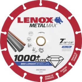 Lenox MetalMax 7 In. Segmented Rim Dry Cut Diamond Blade (1972924)
