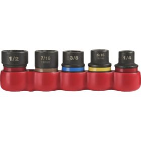 Milwaukee SHOCKWAVE 6-Piece Impact Duty Bolt Extractor Set (48-32-8000)