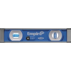 Empire 9 In. Aluminum Magnetic UltraView LED Torpedo Level (EM95.10)