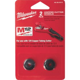 Milwaukee M12 Copper Tubing Replacement Cutter Wheel (2-Pack) (48-38-0010)