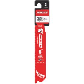 Diablo DS0620BF2 Steel Demon Metal Reciprocating Saw Blade
