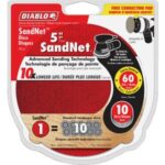 Diablo SandNet 5 In. 60 Grit Sanding Disc with Connection Pad (10-Pack) (DND050060H10I)