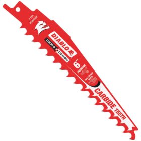 Diablo DS0603CP Demo Demon Carbide Pruning Reciprocating Saw Blade