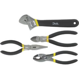 Do it Best 304174 4-Piece Pliers And Wrench Set