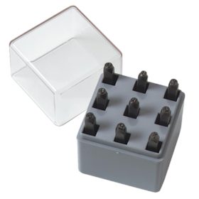 C. H. Hanson 20683 Numeral Stamp Set