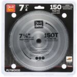 Do it Best 7-1/4 In. 150-Tooth Plywood Circular Saw Blade (QJDIB-CS-023)