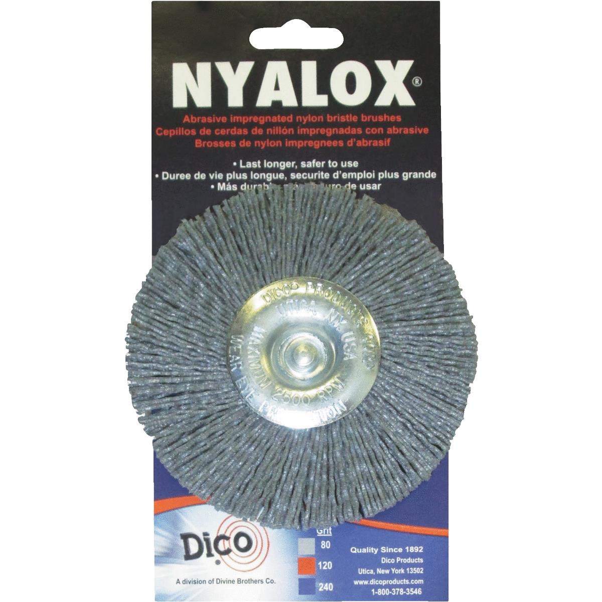 Dico 7200036 4" Coarse Nyalox Wire Wheel Brush for sale online 