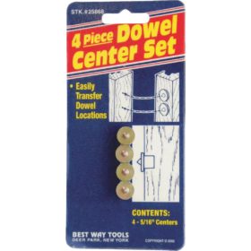 Best Way Tools 5/16 In. Dowel Center (4-Pack) (25868)