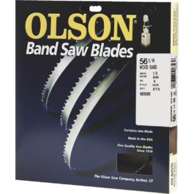Olson 56-1/8 In. x 1/8 In. 14 TPI Hook Wood Cutting Band Saw Blade (WB51656DB)