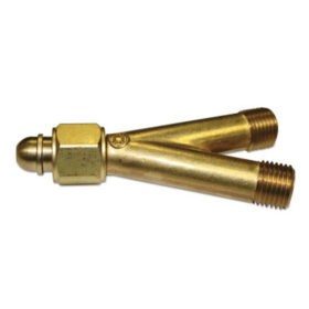 Western Enterprises Y Connections, 200 PSIG, Brass, Oxygen, 9/16 in - 18 (M) (101)