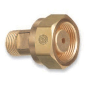 Western Enterprises Brass Cylinder Adaptors,CGA-520 B Tank Acetylene To CGA-300 Commercial Acetylene (306)