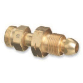 Western Enterprises Brass Cylinder Adaptors, From CGA-510 POL Acetylene To CGA-520 "B" Tank (315)