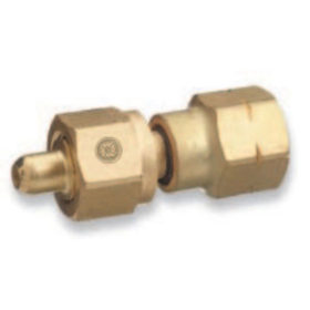 Western Enterprises Brass Cylinder Adaptors, From CGA-350 Hydrogen To CGA-580 Nitrogen (808)