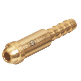 Western Enterprises Inert Arc Nipples, 200 PSIG, Brass, 2 7/32 in, 1/4 in Hose ID (AW-17)