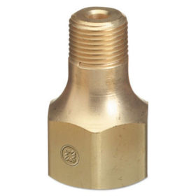 Western Enterprises Male NPT Outlet Adapters for Manifold Pipelines, Argon/Helium/Nitrogen, 1/4 in (B-70)