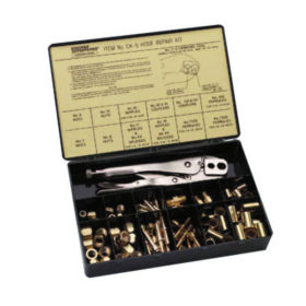 Western Enterprises Hose Repair Kits, Fittings; Crimping Tool; Full color label/description chart (CK-6)
