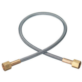 Western Enterprises Flexible Pigtails, 3,000 psi, Brass, Female, 24 in (PF-4-24)