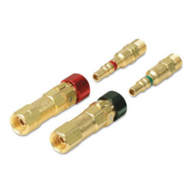 Western Enterprises Quick Connects Torch to Hose Set, Brass, Oxygen/Fuel Gas (QDB40)