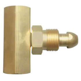 Western Enterprises Manifold Coupler Tees, Coupler, Brass, Argon/Helium/Nitrogen (T-92)
