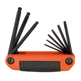 Eklind 25919 9-Piece Ergo-Fold Ball-End Hex Key Set