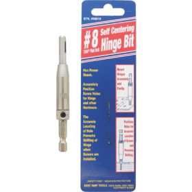 Best Way Tools #8 7/64 In. Hinge Drill Bit (58516)