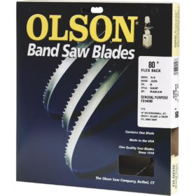 Olson 80 In. x 1/4 In. 6 TPI Skip Flex Back Band Saw Blade (FB14580DB)