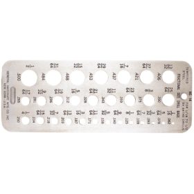 General Tools 14 Fractional Drill Gauge