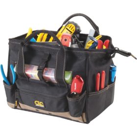 CLC 21-Pocket 12 In. Tool Bag with Top-Side Tray (1533)