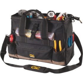CLC 25-Pocket 16 In. Tool Bag with Top Side Tray (1534)