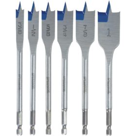 Irwin 88886 Speedbor 6-Piece Spade Bit Set