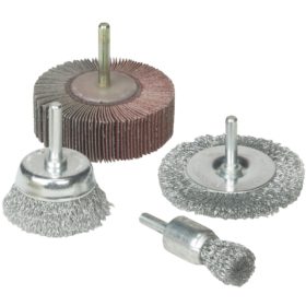 Weiler Vortec 4 pcs Abrasive Wheel & Brush Set (36455)