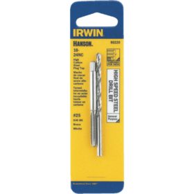Irwin 80220 Hanson Plug Tap & Drill Bit