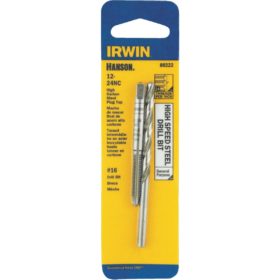 Irwin 80222 Hanson Plug Tap & Drill Bit