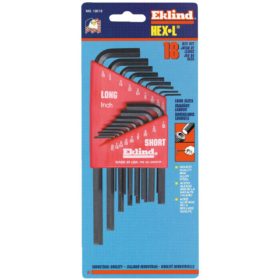Eklind 10018 18-Piece Combination Hex Key Set