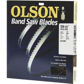 Olson 59-1/2 In. x 1/8 In. 14 TPI Hook Wood Cutting Band Saw Blade (WB51659DB)