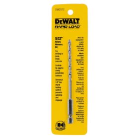 DEWALT 5/32 In. x 5 In. Rotary Masonry Drill Bit (DW2572)
