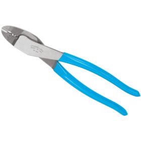 Channellock 9-1/2 In. Polished High-Carbon Drop-Forged Steel Crimp & Cut Plier (909)