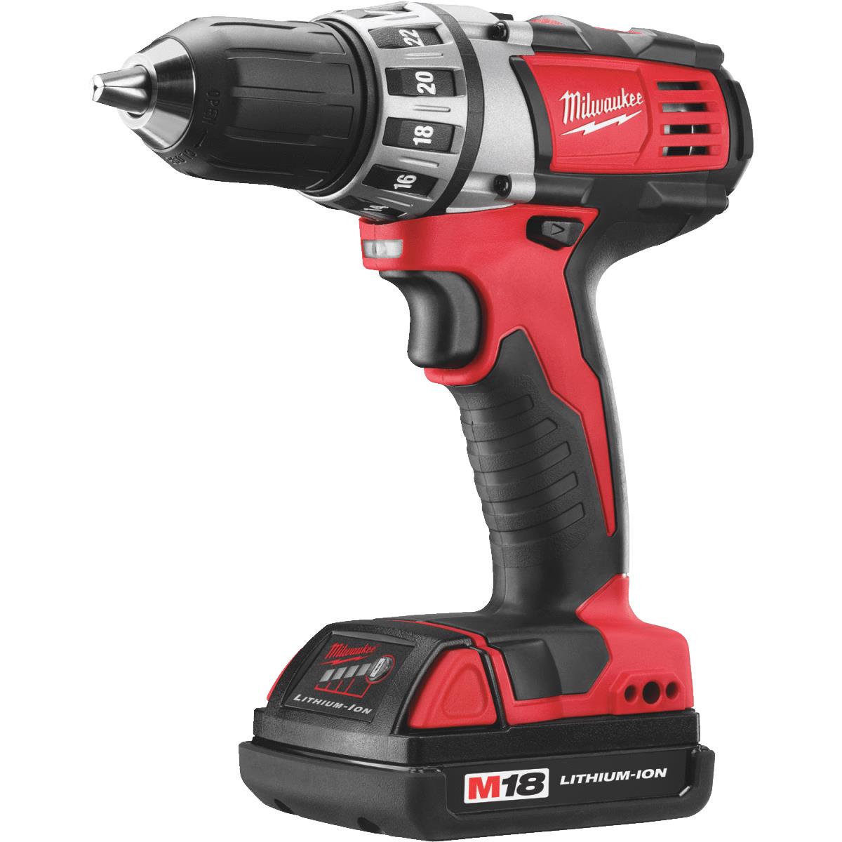 Milwaukee 2606-22CT 18V Lithium-Ion 1/2 inch Cordless Drill Driver Kit 