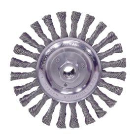 Weiler Vortec 6 In. Stringer Bead 0.025 In. Angle Grinder Wire Wheel (36024)