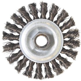 Weiler Vortec 4 In. Stringer Bead 0.014 In. Angle Grinder Wire Wheel (36012)